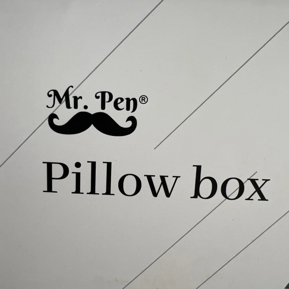 Mr. Pen Pillow Box 25 x 5 Count Brown Kraft Paper Small Gift Packaging